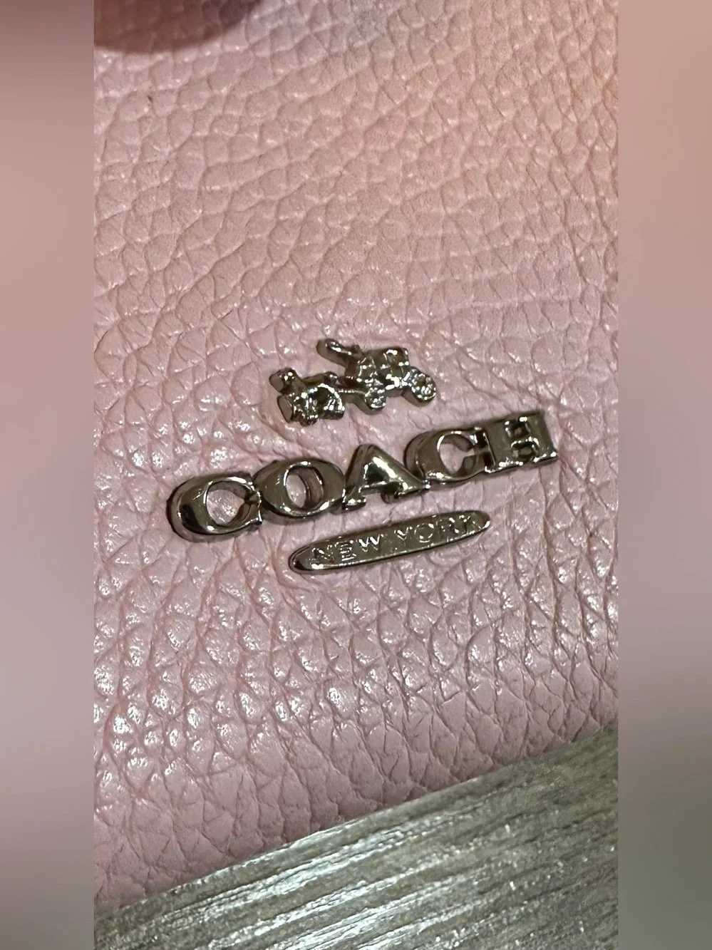 Coach Noa Pop Up Messenger Bag Pebbled Leather Pink Peony - Picture 10 of 15